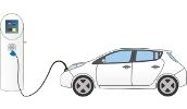 E-Auto an der Ladesäule, Grafik: Pixaline auf pixabay